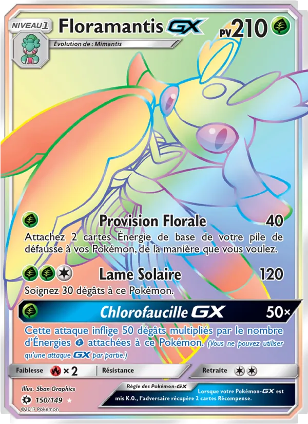 Floramantis GX Soleil et Lune 150/149