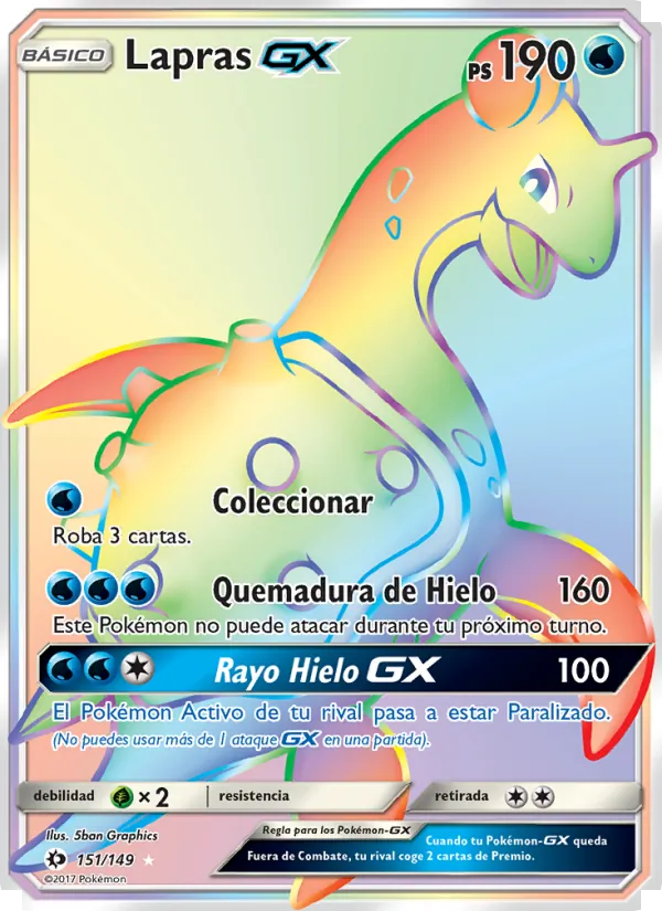 Lapras GX Sol y Luna 151/149