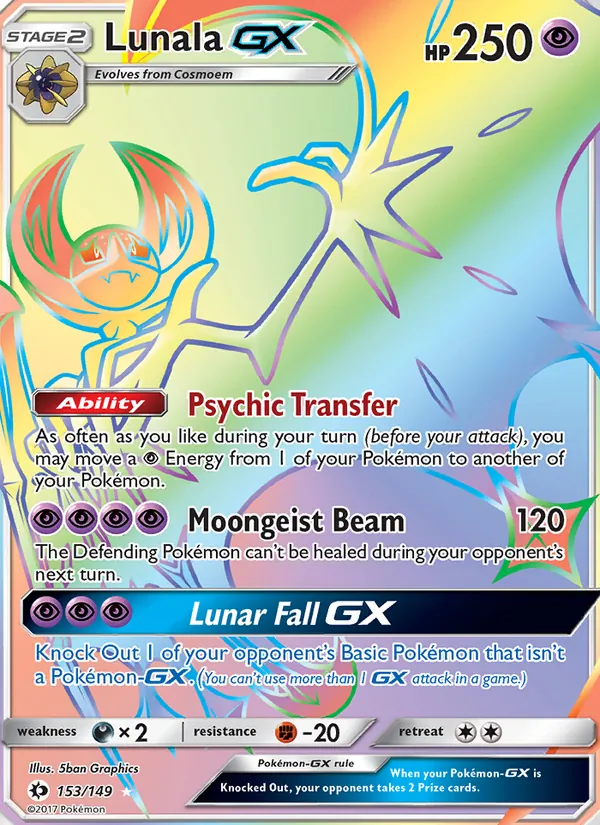 Lunala GX Sun & Moon 153/149