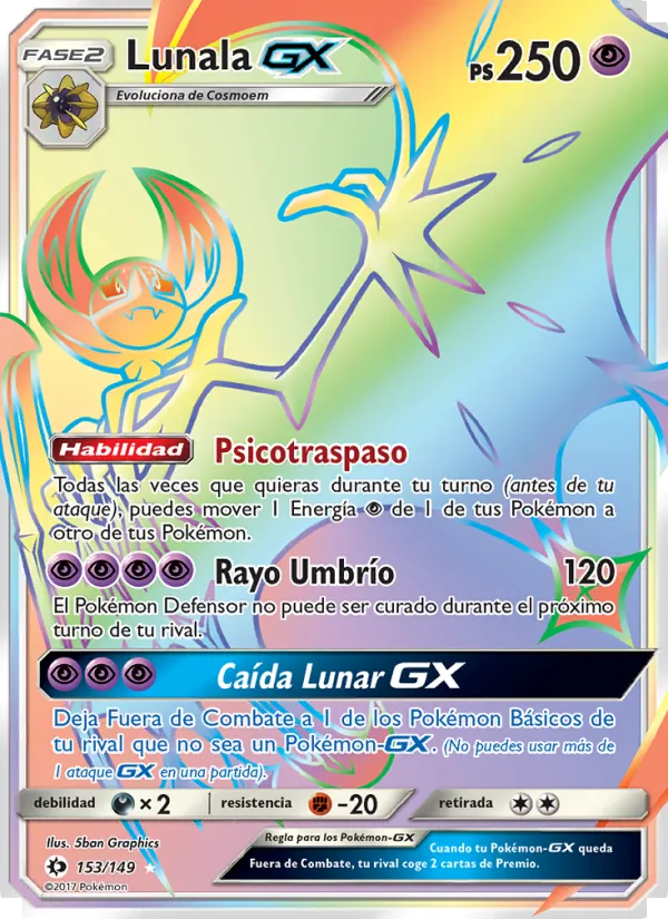 Lunala GX Sol y Luna 153/149