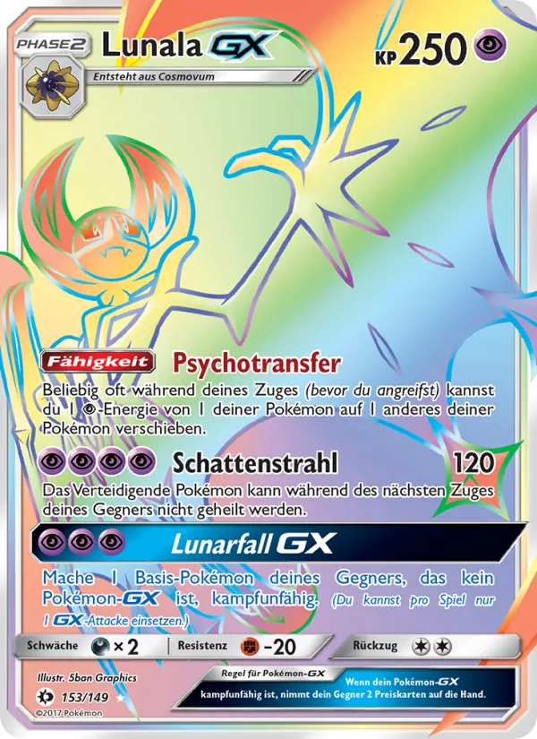 Lunala GX Sonne & Mond 153/149