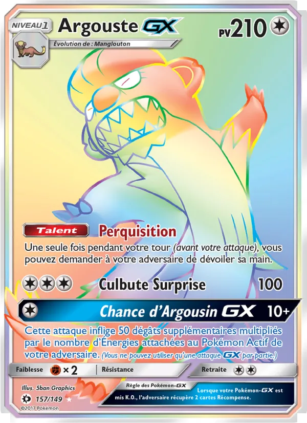 Argouste GX Soleil et Lune 157/149