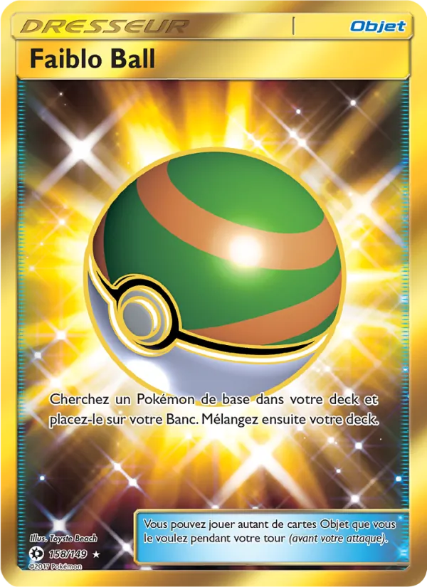 Faiblo Ball Soleil et Lune 158/149