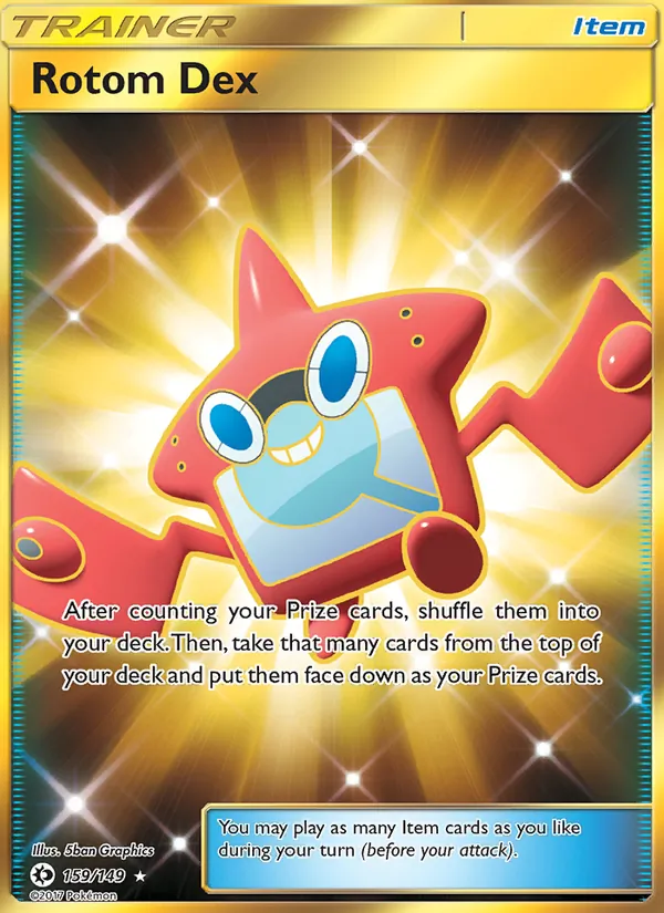 Rotom Dex Sun & Moon 159/149