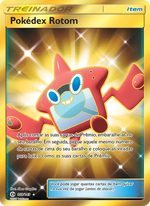 Pokédex Rotom Sol e Lua 159/149