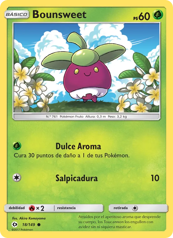Bounsweet Sol y Luna 18/149