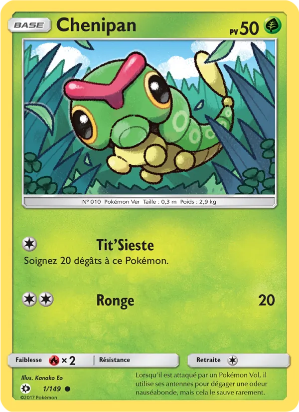 Chenipan Soleil et Lune 1/149