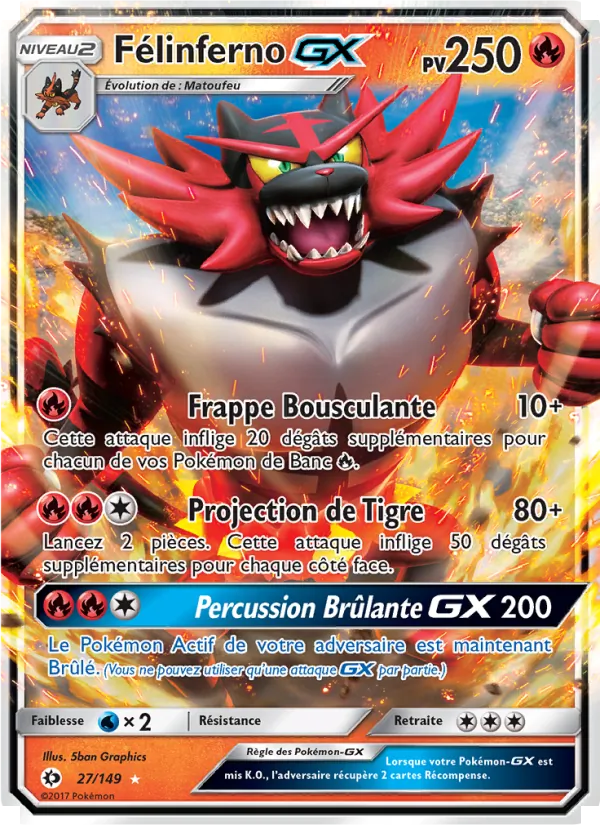 Félinferno GX Soleil et Lune 27/149