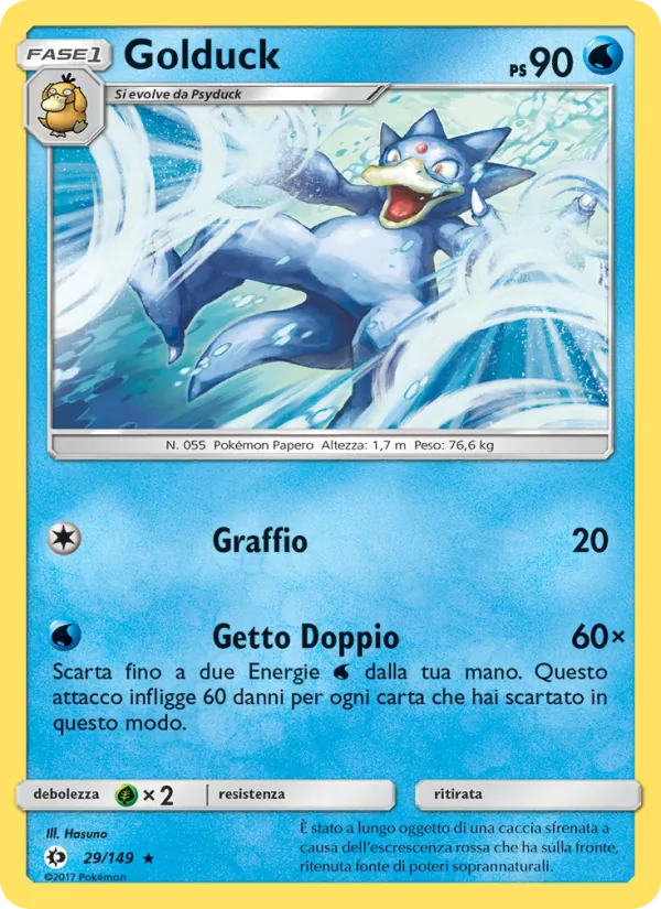 Golduck Sole e Luna 29/149