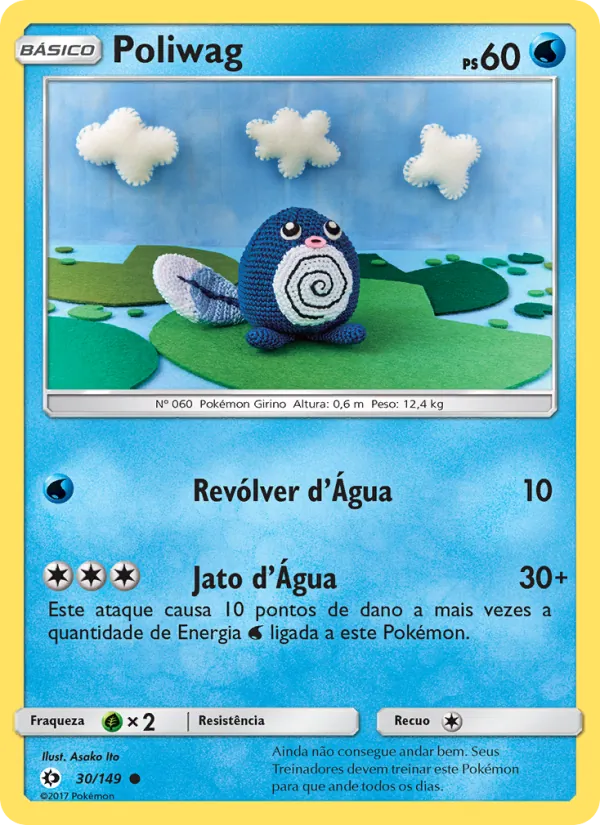 Poliwag Sol e Lua 30/149