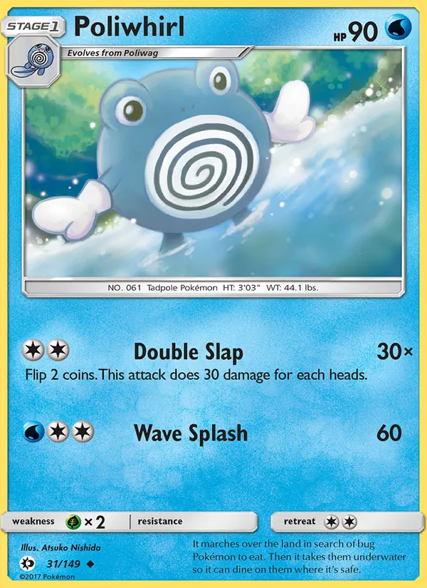 Poliwhirl Sun & Moon 31/149