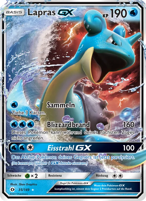 Lapras GX Sonne & Mond 35/149