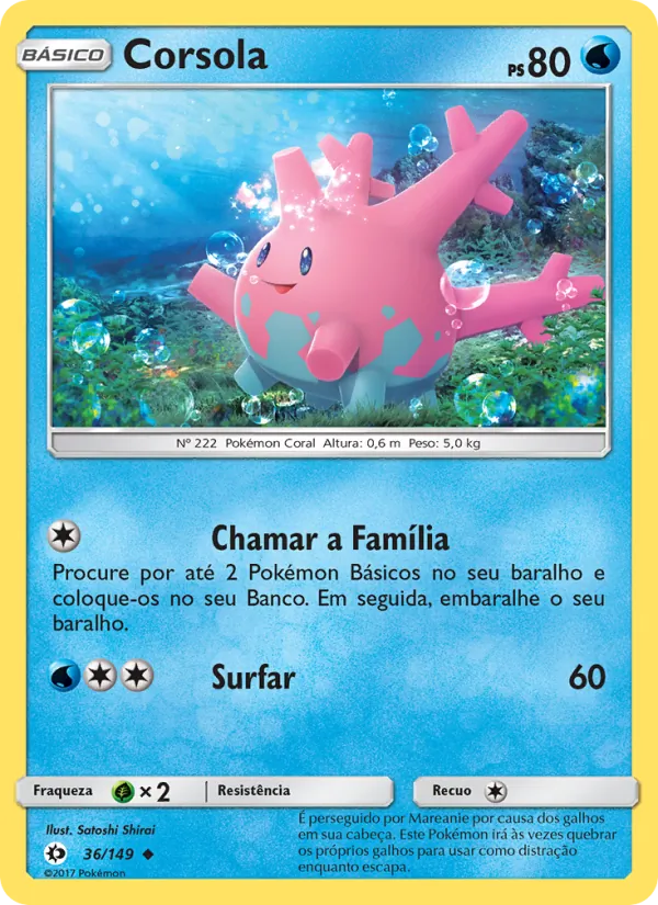 Corsola Sol e Lua 36/149