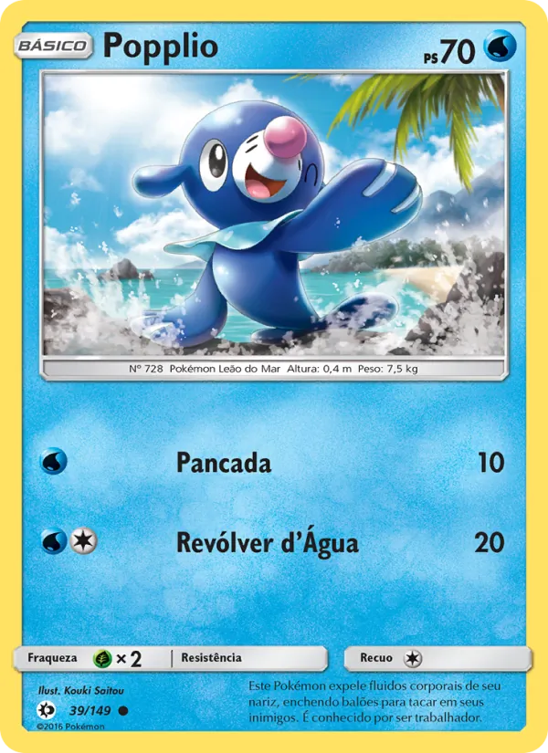 Popplio Sol e Lua 39/149