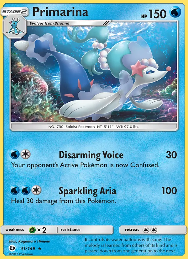 Primarina Sun & Moon 41/149