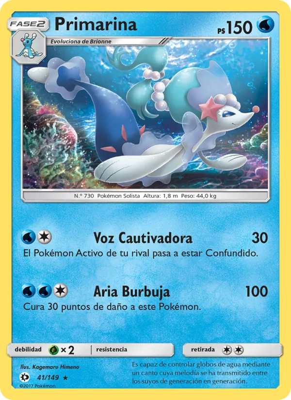 Primarina Sol y Luna 41/149