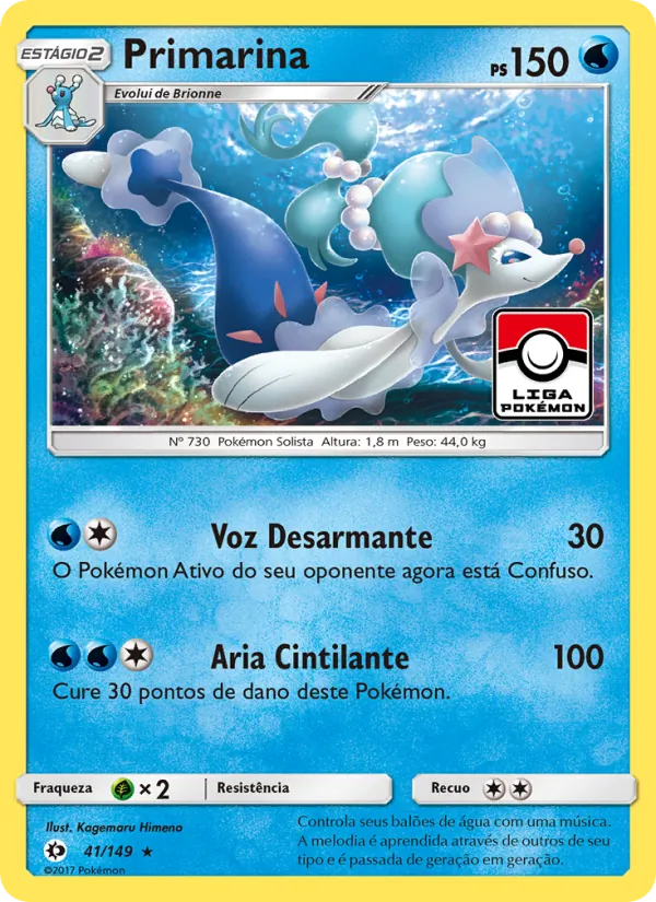 Primarina Sol e Lua 41/149