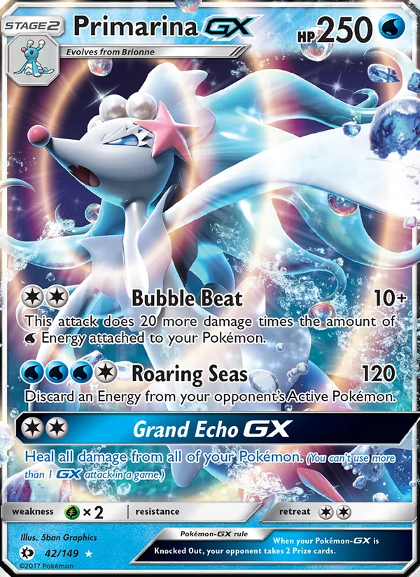 Primarina GX Sun & Moon 42/149