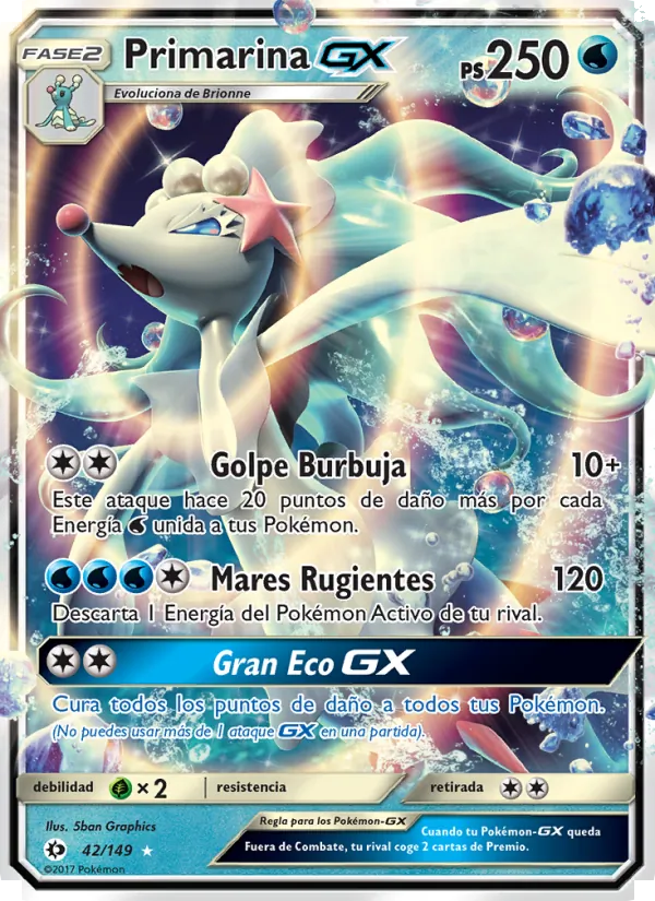 Primarina GX Sol y Luna 42/149