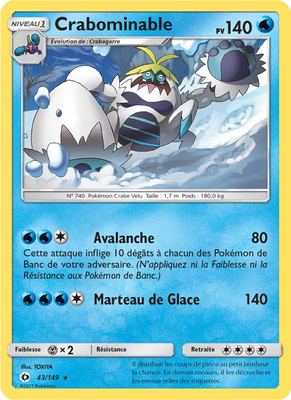 Crabominable Soleil et Lune 43/149