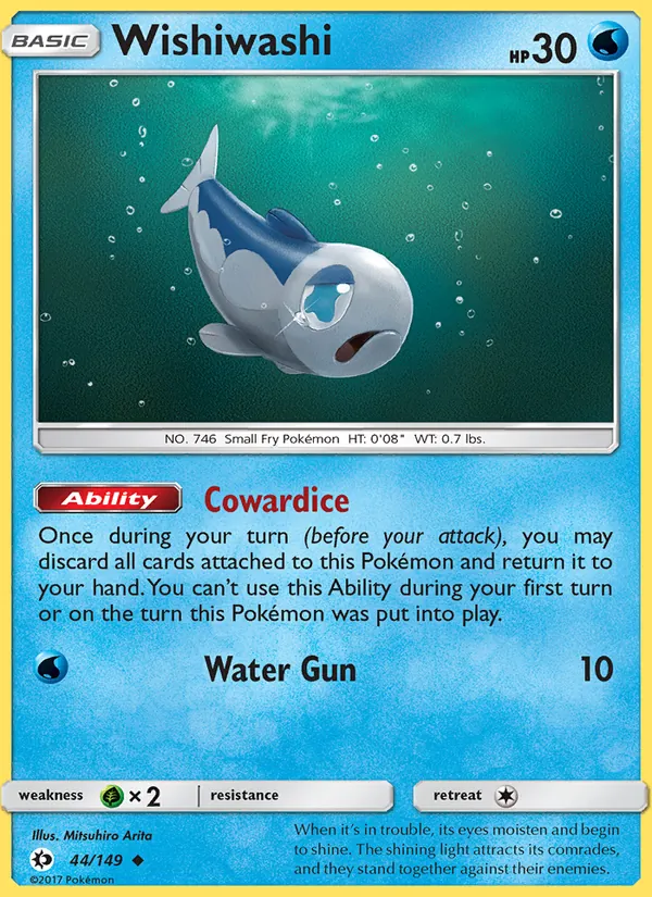 Wishiwashi Sun & Moon 44/149