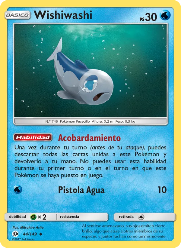 Wishiwashi Sol y Luna 44/149
