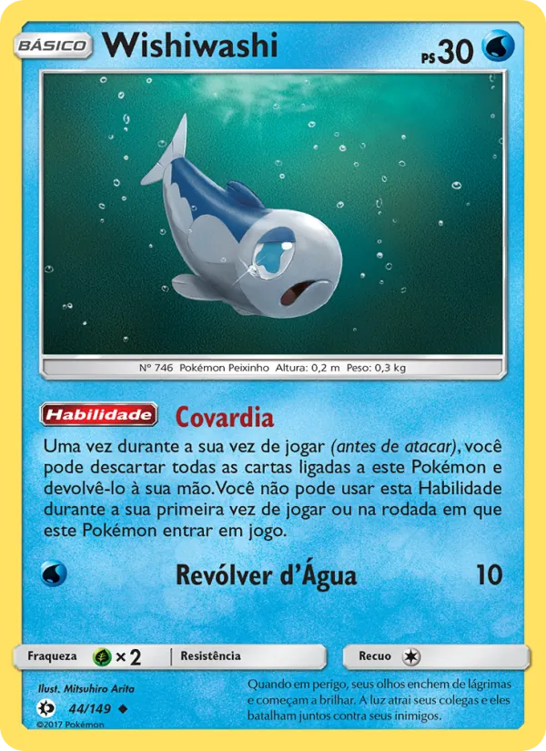 Wishiwashi Sol e Lua 44/149