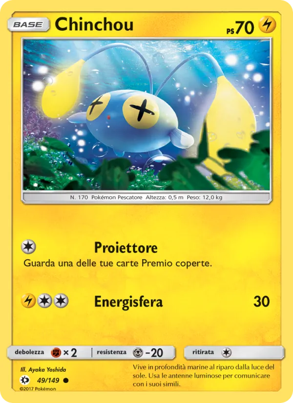 Chinchou Sole e Luna 49/149