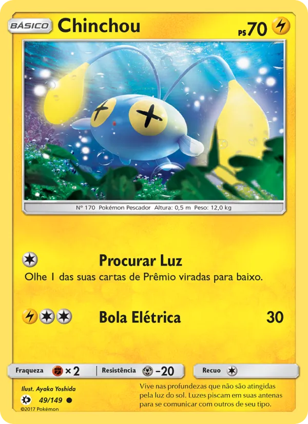Chinchou Sol e Lua 49/149