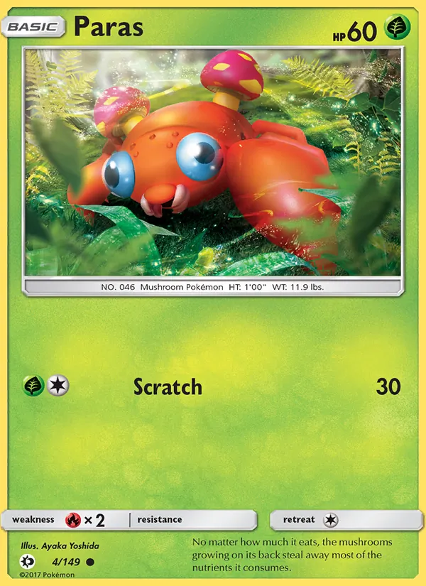 Paras Sun & Moon 4/149