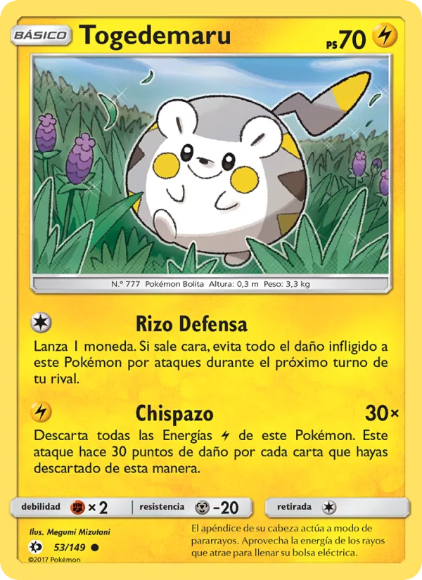 Togedemaru Sol y Luna 53/149