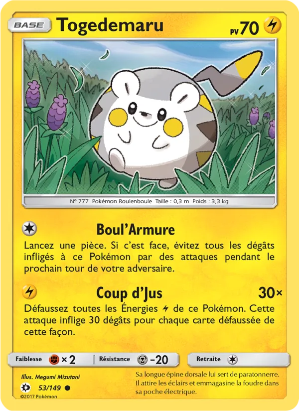 Togedemaru Soleil et Lune 53/149