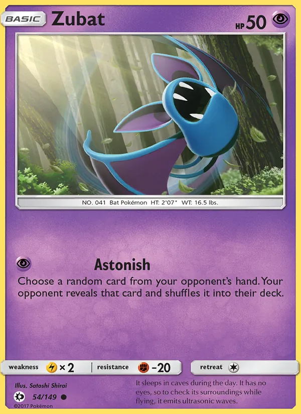 Zubat Sun & Moon 54/149