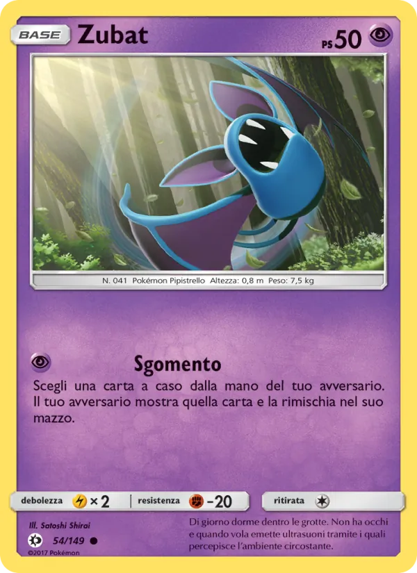 Zubat Sole e Luna 54/149