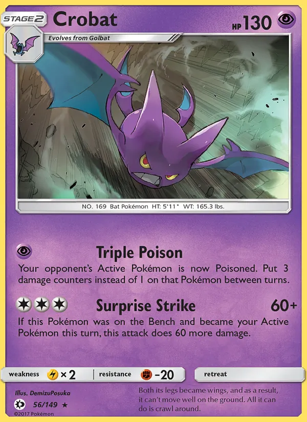 Crobat Sun & Moon 56/149