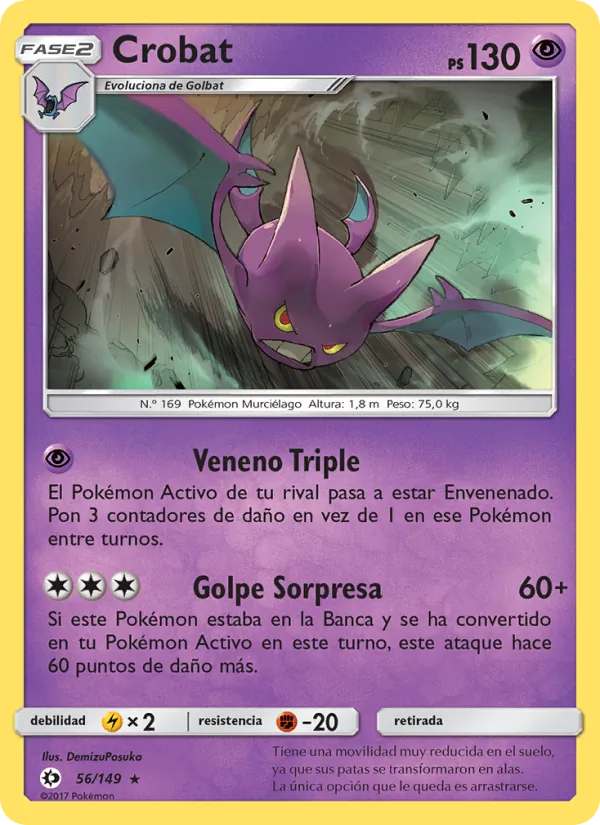Crobat Sol y Luna 56/149