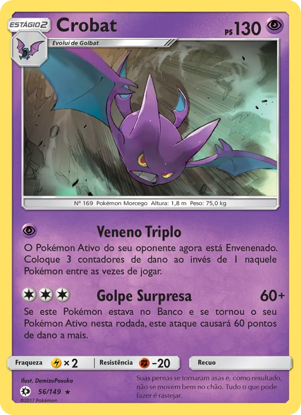 Crobat Sol e Lua 56/149