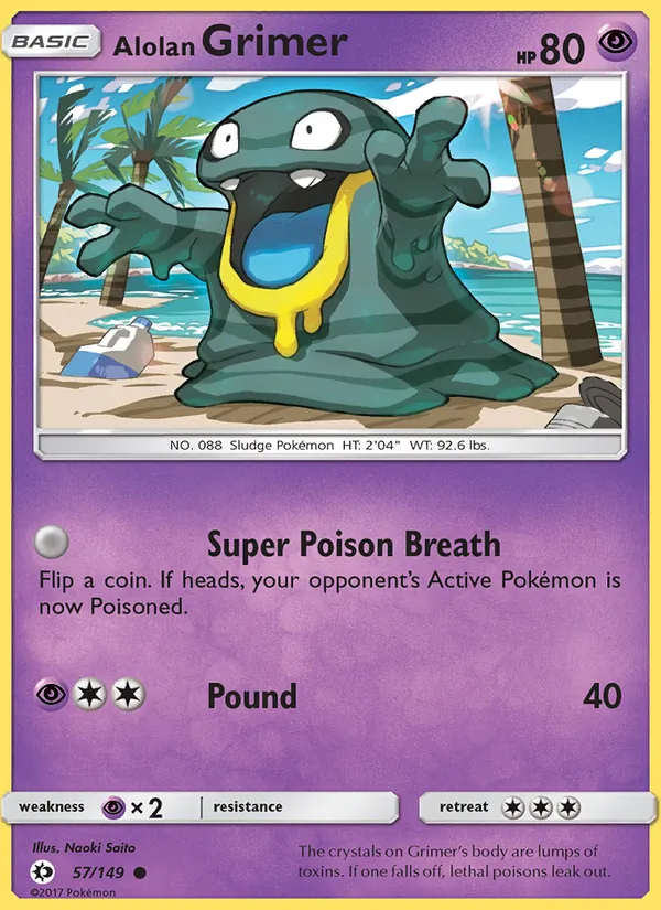 Alolan Grimer Sun & Moon 57/149