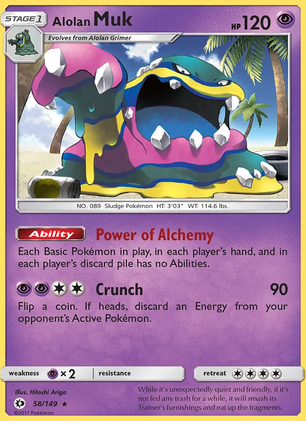 Alolan Muk Sun & Moon 58/149