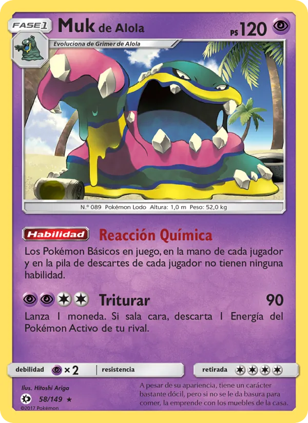 Muk de Alola Sol y Luna 58/149