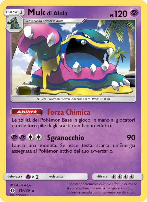 Muk di Alola Sole e Luna 58/149
