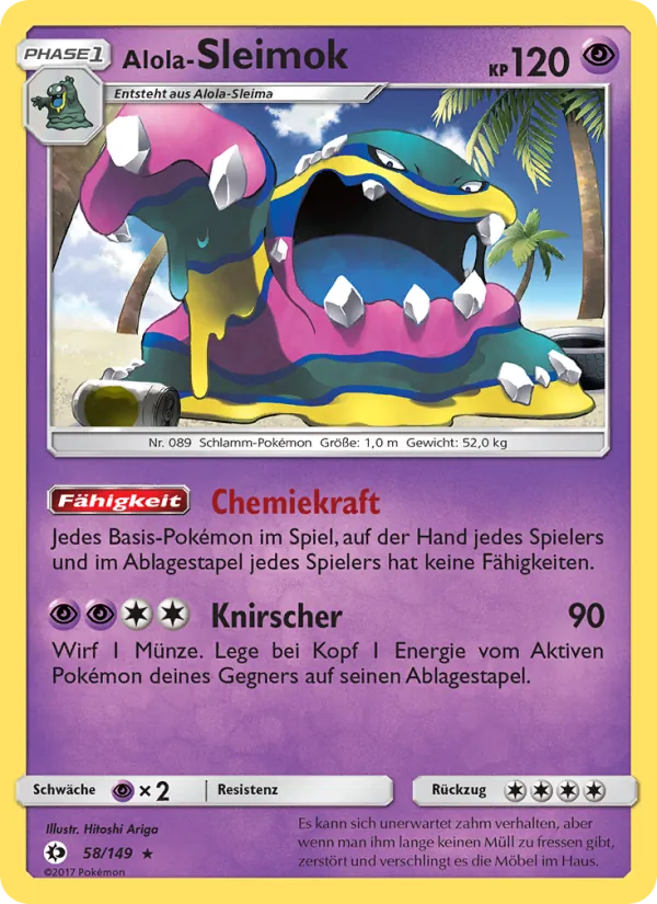 Alola-Sleimok Sonne & Mond 58/149