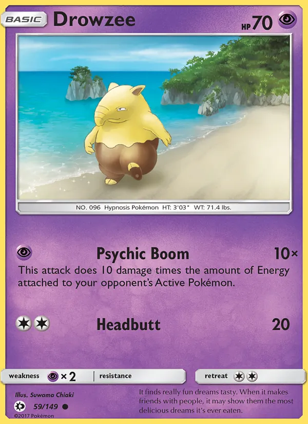 Drowzee Sun & Moon 59/149