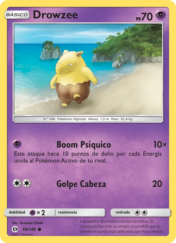 Drowzee Sol y Luna 59/149