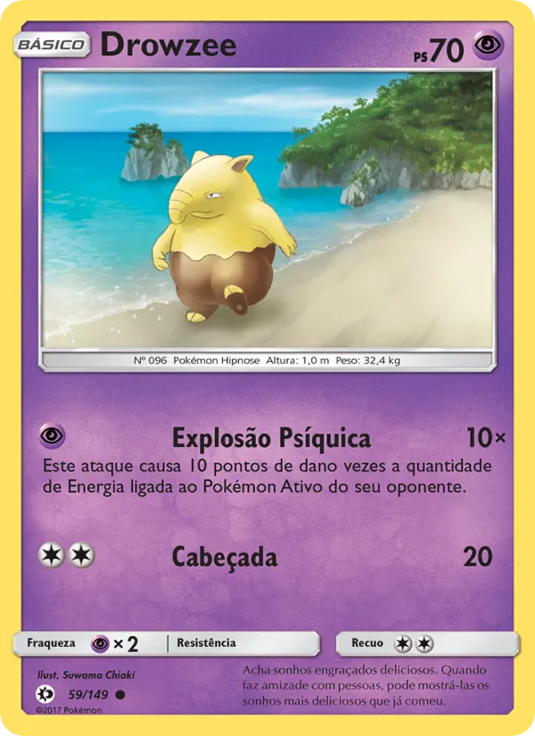 Drowzee Sol e Lua 59/149