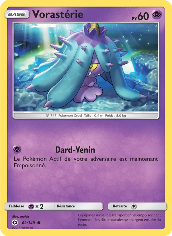 Vorastérie Soleil et Lune 62/149