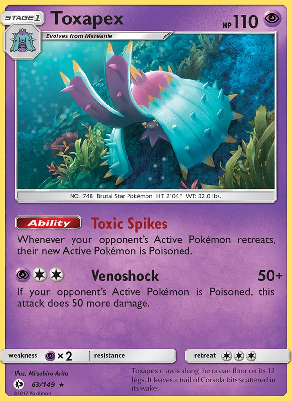Toxapex Sun & Moon 63/149