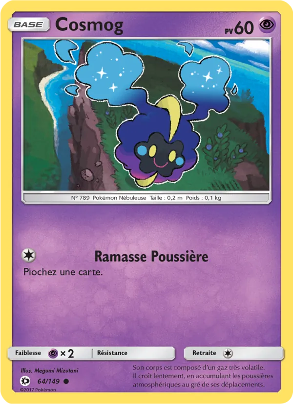 Cosmog Soleil et Lune 64/149