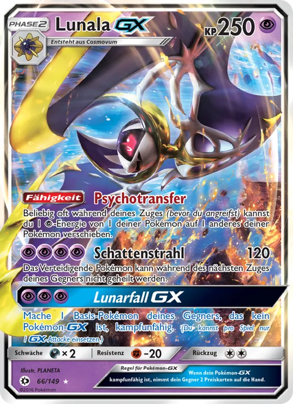 Lunala GX Sonne & Mond 66/149