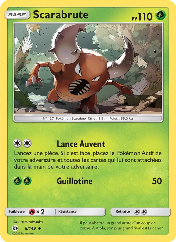 Scarabrute Soleil et Lune 6/149